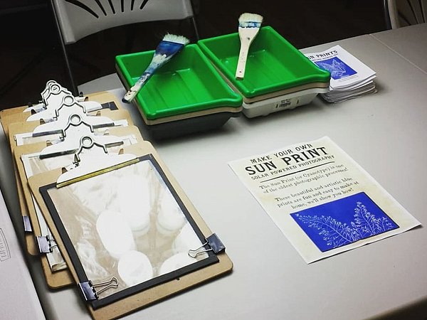 Darkroom trays, contact frames for Cyanotypes.